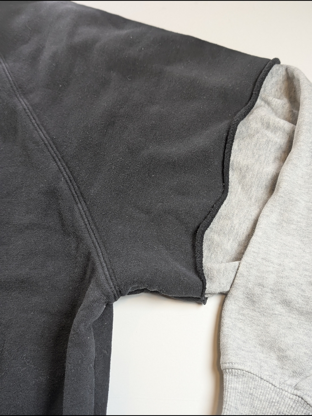 Vintage Style Playboy Athletic Club Double Layer Hoodie Black Gray Size Small - Picture 14 of 14